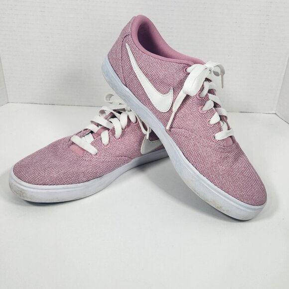Nike women’s pink SB check solar elemental canvas tie fashion sneakers 9 - Picture 1 of 3